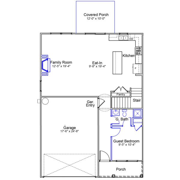 2D floor plan layout of this home in Six Oaks, Summerville, SC (Image 2). 2D floor plan layout of this home in Six Oaks, Summerville, SC (Image 2).