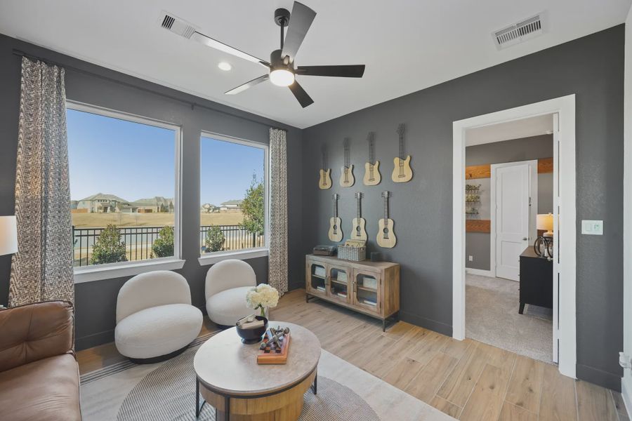 Furnished interior view inside a new home in Meridiana 50's and 60's, Manvel (Image 5).
