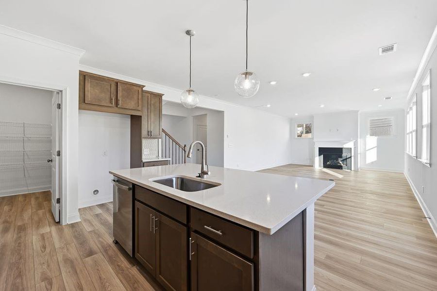 Furnished interior view inside a new home in Falls Creek, Flowery Branch (Image 10). Furnished interior view inside a new home in Falls Creek, Flowery Branch (Image 10).