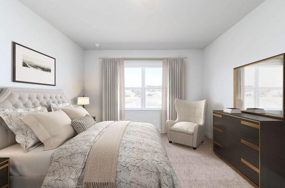 Furnished interior view inside a new home in Bradford Pointe, Summerville (Image 9).