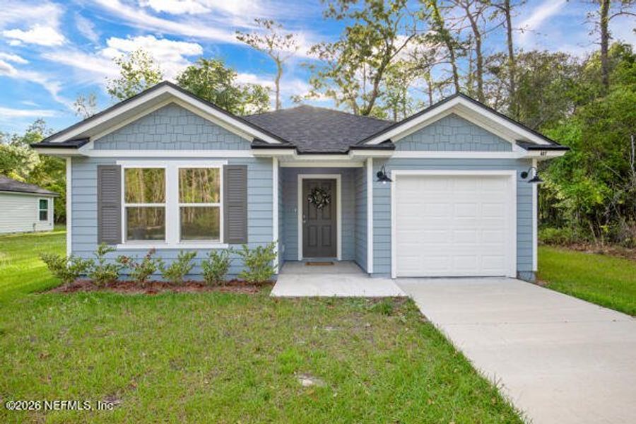 Front exterior of a new home in , Satsuma, FL, highlighting curb appeal (Image 28).