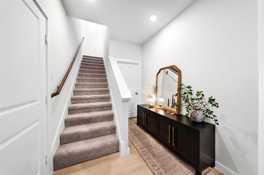 Furnished interior view inside a new home in Ambergrove, Royse City (Image 11).
