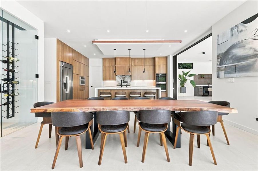 Furnished interior view inside a new home in , Marietta (Image 64).