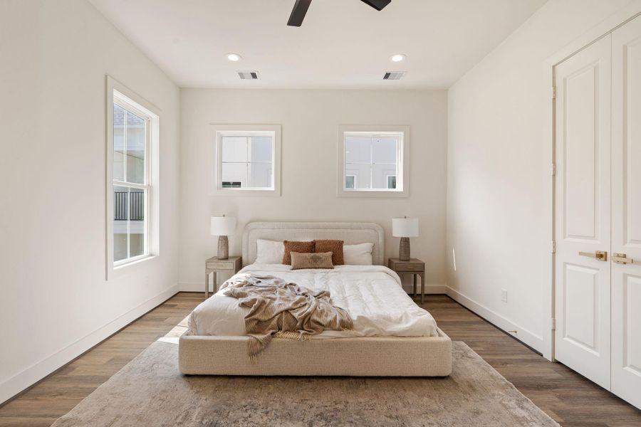 Furnished interior view inside a new home in , Houston (Image 26).