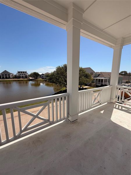 Exterior details and patio area of a home in , Galveston (Image 17).