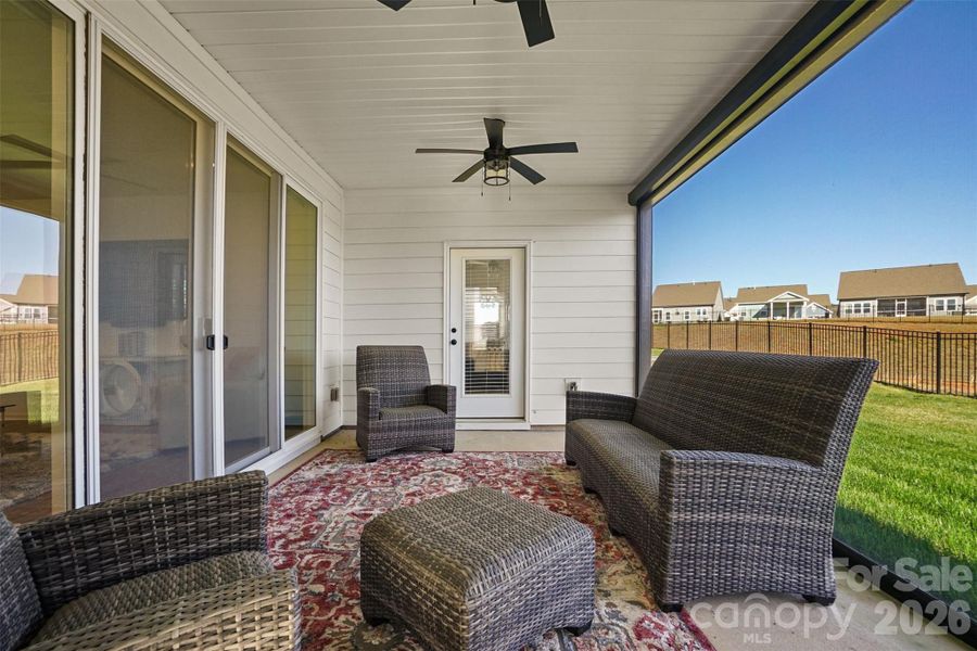 Exterior details and patio area of a home in Edgewater Lakeview On Your Lot, Lancaster (Image 27). Exterior details and patio area of a home in Edgewater Lakeview On Your Lot, Lancaster (Image 27).