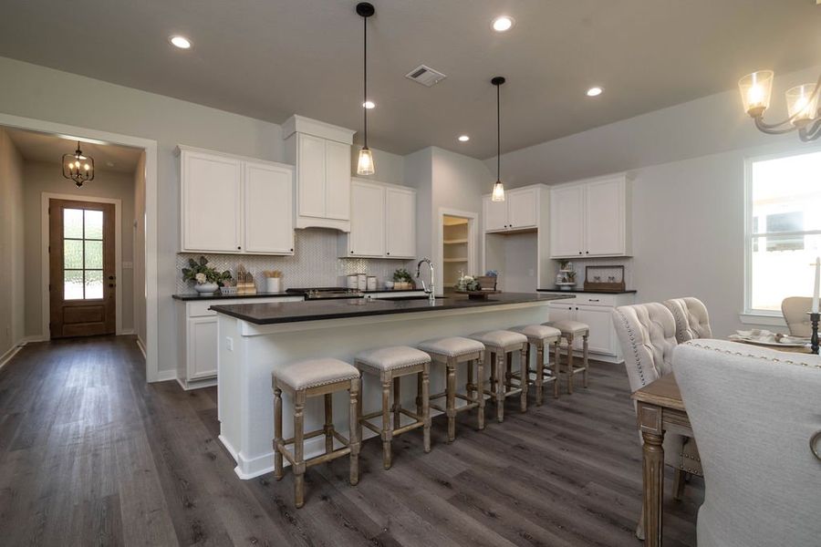 Representative furnished interior of a home built from the The Laurel by Avonley Homes in Greens Prairie Reserve, College Station (Image 4).