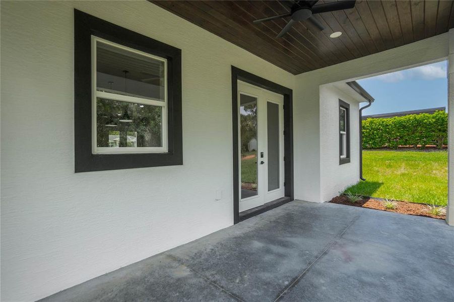 Exterior details and patio area of a home in , Inverness (Image 36).