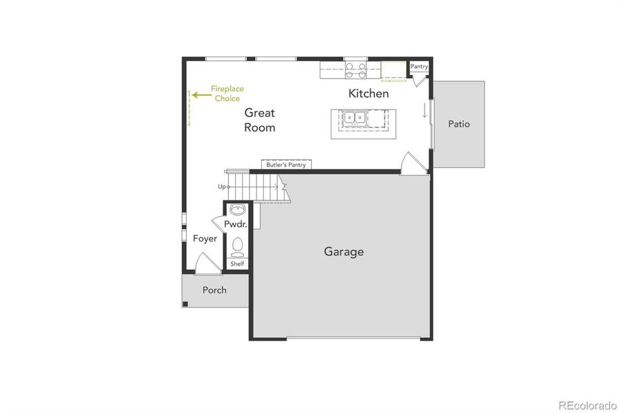 2D floor plan layout of this home in , Bennett, CO (Image 4).