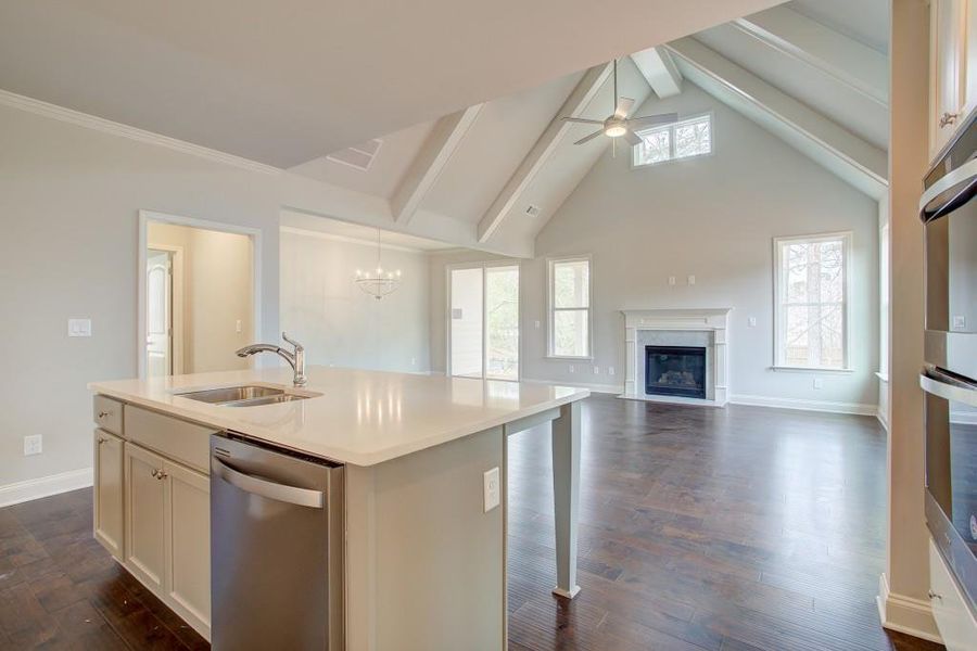 Furnished interior view inside a new home in Terraces at Paravel, Acworth (Image 7).
