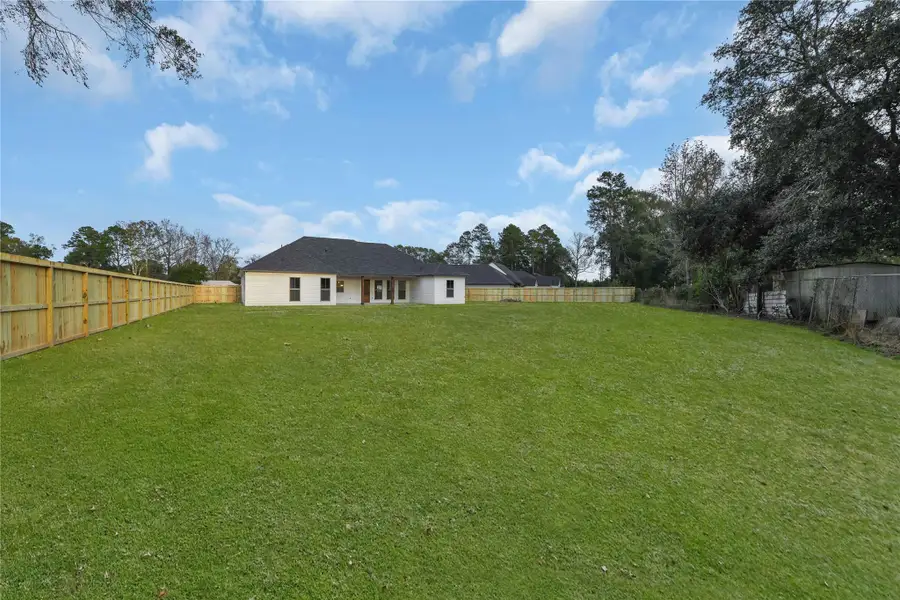 Exterior details and patio area of a home in , Shepherd (Image 2). Exterior details and patio area of a home in , Shepherd (Image 2).