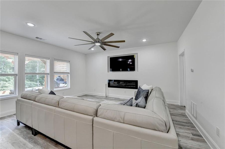 Furnished interior view inside a new home in Long Hollow Landing, Gainesville (Image 11).
