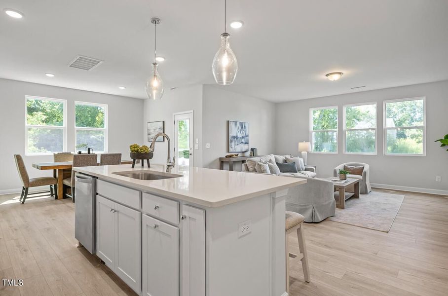 Furnished interior view inside a new home in Gregory Village, Lillington (Image 109).
