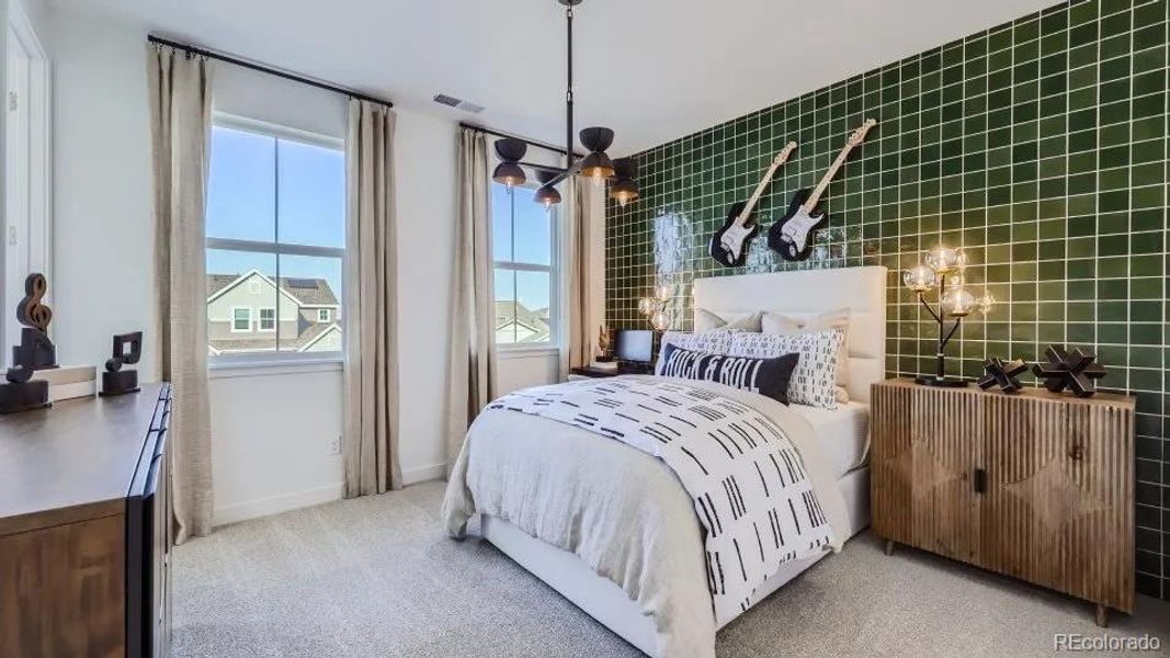 Furnished interior view inside a new home in Macanta: The Legends Collection, Castle Rock (Image 9).