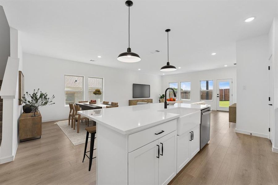 Furnished interior view inside a new home in Aspire at Noble Ridge, Howe (Image 15). Furnished interior view inside a new home in Aspire at Noble Ridge, Howe (Image 15).
