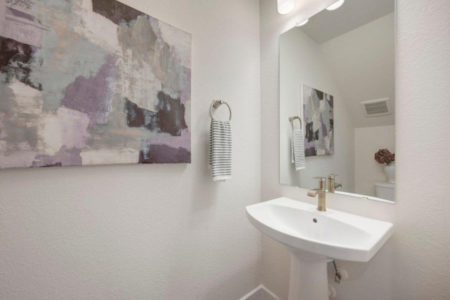 Powder Bathroom (Staged)