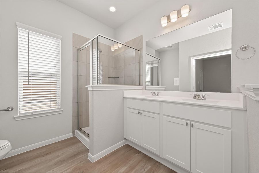 Furnished interior view inside a new home in Woodland Lakes, Houston (Image 7).