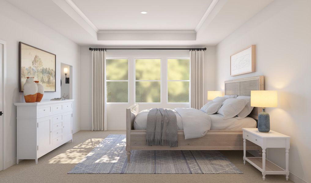 Representative furnished interior of a home built from the Frankfurt by K. Hovnanian® Homes in Lakeview, Waller (Image 9). Representative furnished interior of a home built from the Frankfurt by K. Hovnanian® Homes in Lakeview, Waller (Image 9).