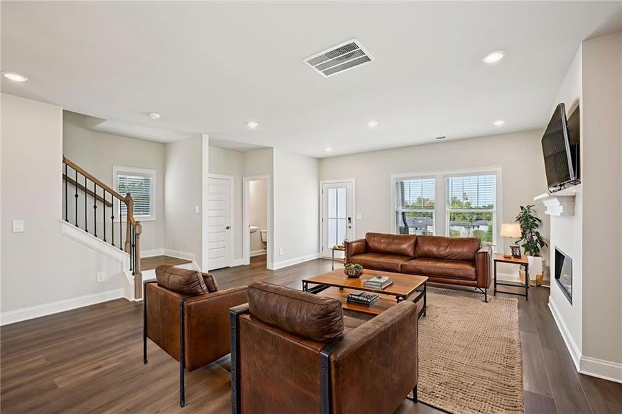 Furnished interior view inside a new home in Hemingway - Cottage Series, Cumming (Image 8).