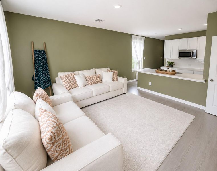 Furnished interior view inside a new home in Grand Oaks Reserve, Cleveland (Image 4).