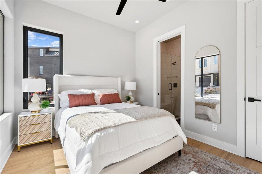 Furnished interior view inside a new home in , Graford (Image 14).