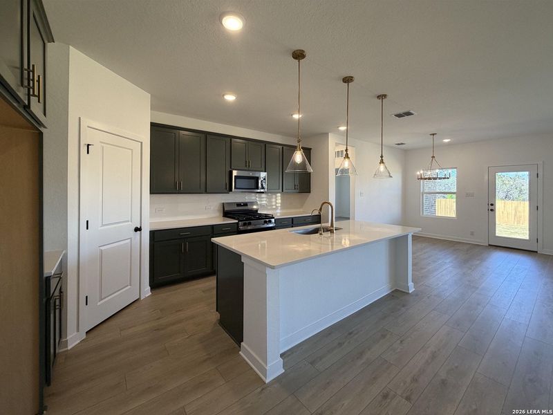 Furnished interior view inside a new home in Nopal Valley, San Antonio (Image 6).