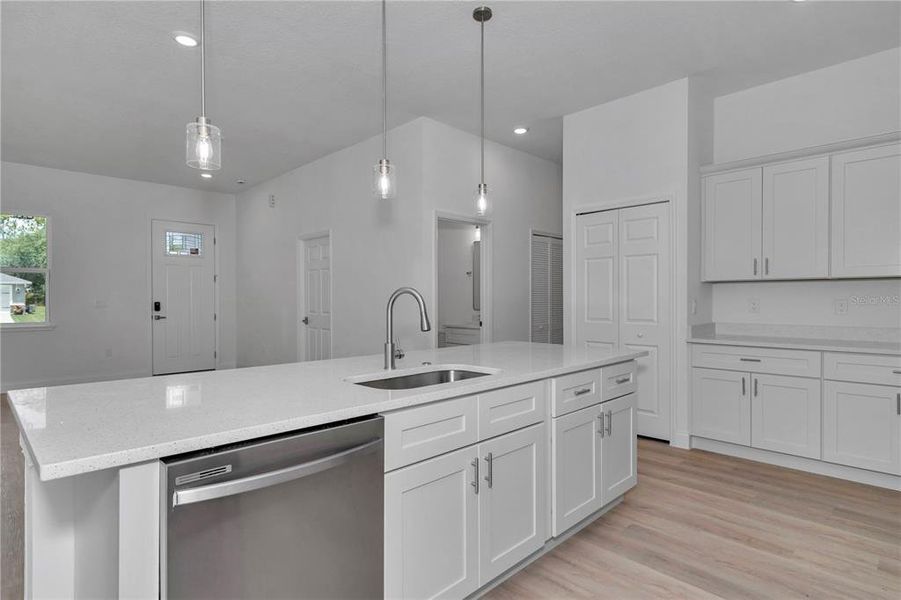 Furnished interior view inside a new home in , Citrus Springs (Image 10).