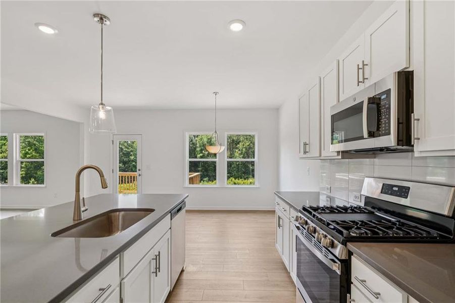 Furnished interior view inside a new home in , Locust Grove (Image 13).