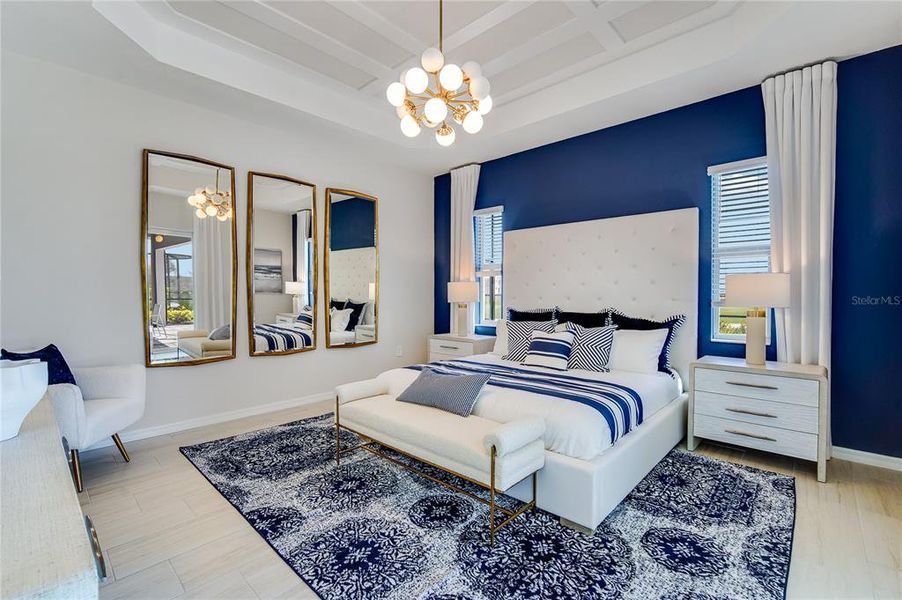 Furnished interior view inside a new home in Calusa Country Club, Lakewood Ranch (Image 25).