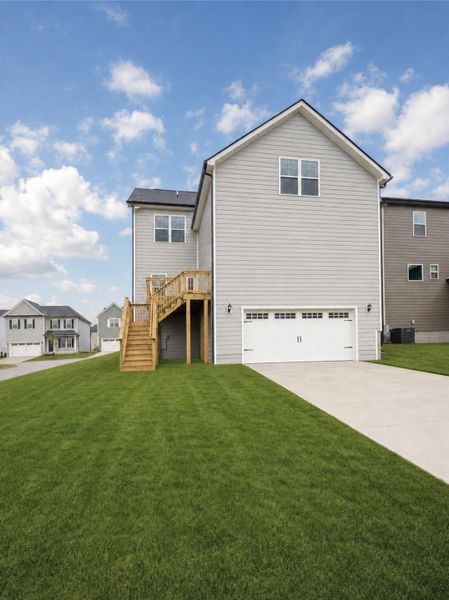 Front exterior of a new home in Hobson Park, Antioch, TN, highlighting curb appeal (Image 2). Front exterior of a new home in Hobson Park, Antioch, TN, highlighting curb appeal (Image 2).