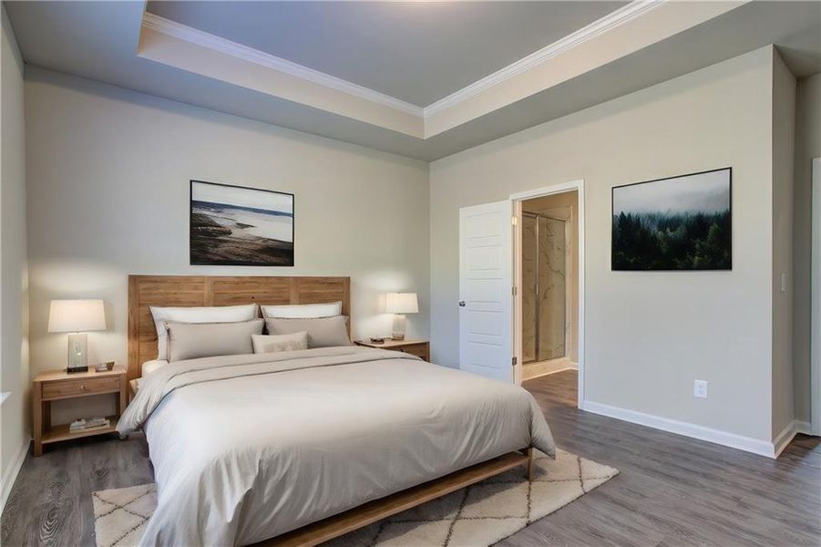 Furnished interior view inside a new home in Sutton’s Landing, Statham (Image 5).