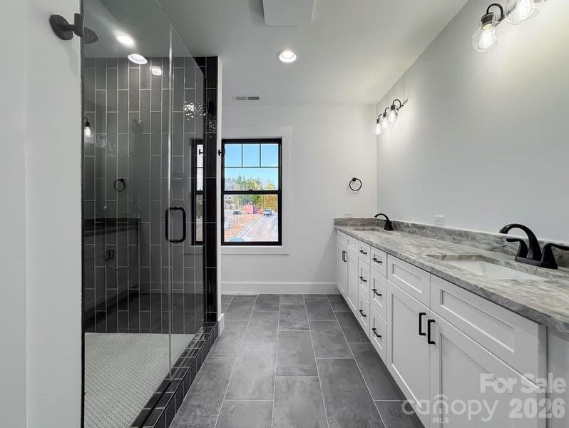 Furnished interior view inside a new home in , Hendersonville (Image 12).