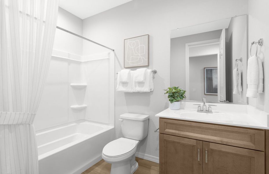 Representative furnished interior of a home built from the Vervain by Pulte Homes in Hayden Estates, Buckeye (Image 8).