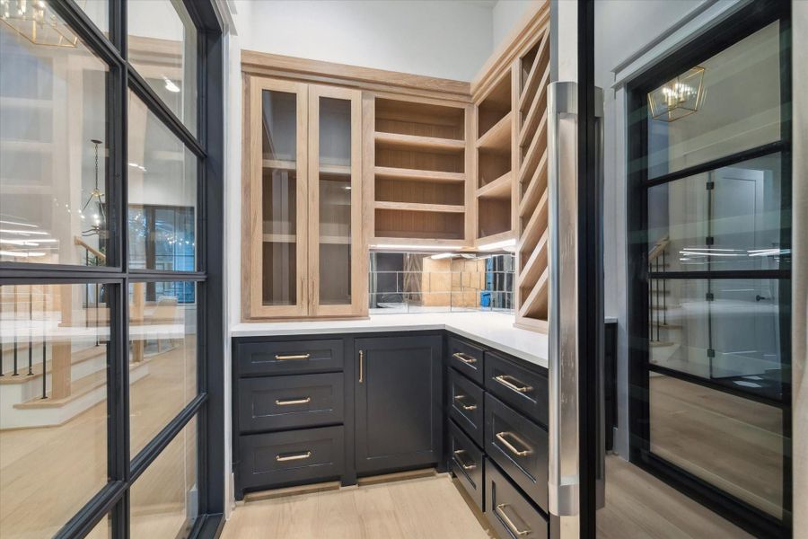 Beautiful wine storage space!