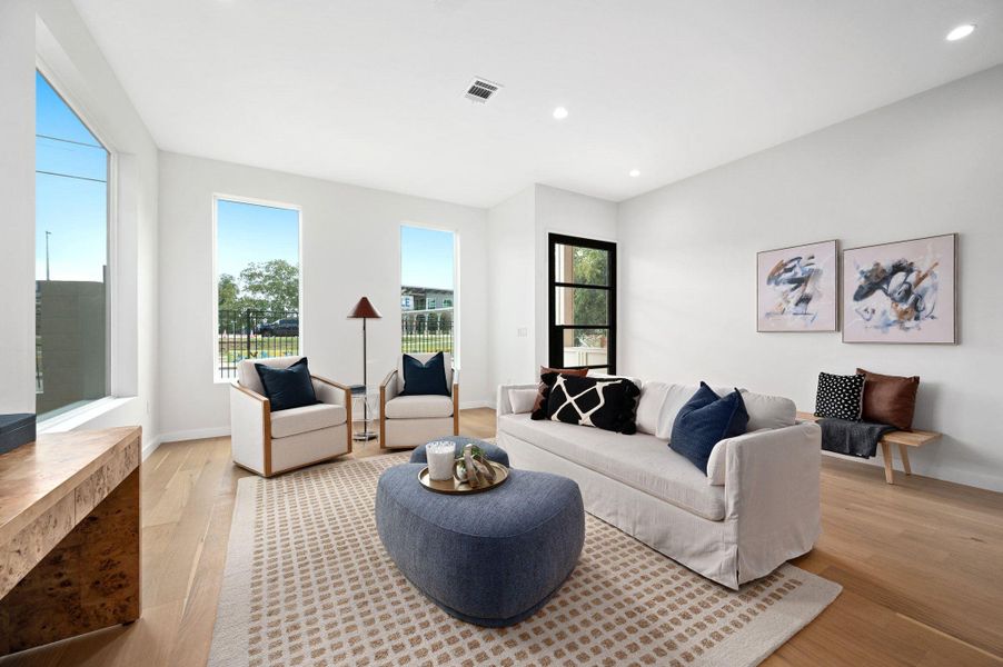 Furnished interior view inside a new home in , Austin (Image 11).