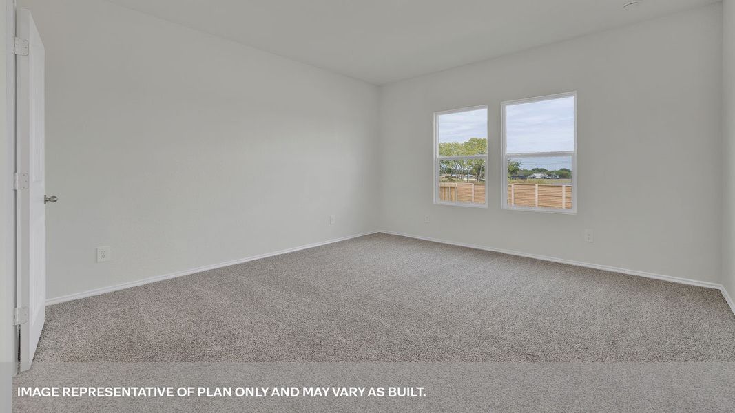 Representative unfurnished interior of a home built from the The Midland by D.R. Horton in Arroyo Ranch, Seguin (Image 19).