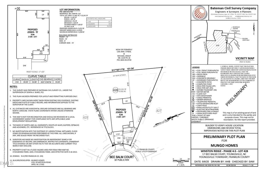 Plot Plan (version 1)