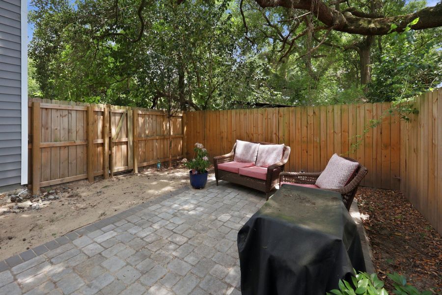 Exterior details and patio area of a home in , North Charleston (Image 26).