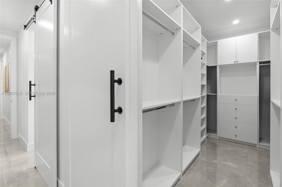master bedroom walk-in closet