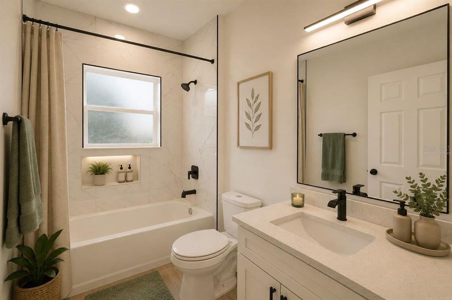 Furnished interior view inside a new home in , Citrus Springs (Image 10).