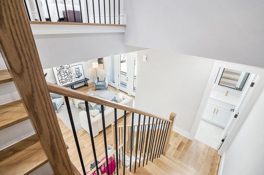 Furnished interior view inside a new home in , Houston (Image 14). Furnished interior view inside a new home in , Houston (Image 14).