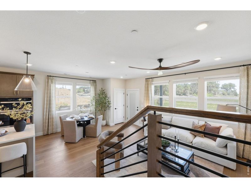 Furnished interior view inside a new home in , Fort Collins (Image 11).