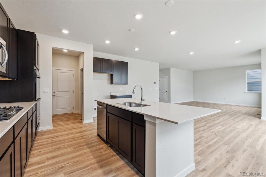 Furnished interior view inside a new home in Floret Collection at Parkdale Commons, Lafayette (Image 11).