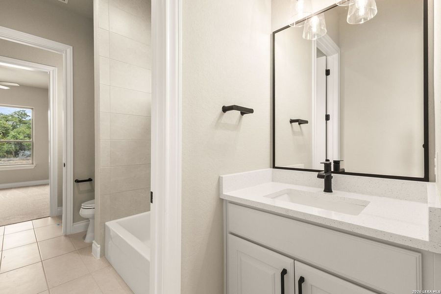 Furnished interior view inside a new home in , Spring Branch (Image 14).