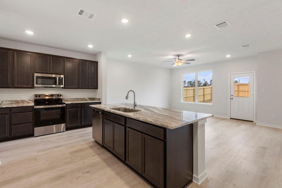 Furnished interior view inside a new home in , Huntsville (Image 6).