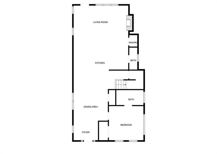2D floor plan layout of this home in , Avondale Estates, GA (Image 4).