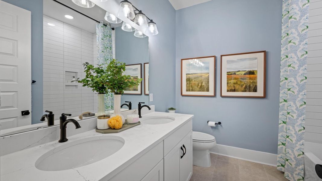 Furnished interior view inside a new home in Midtown at Nexton, Summerville (Image 17).