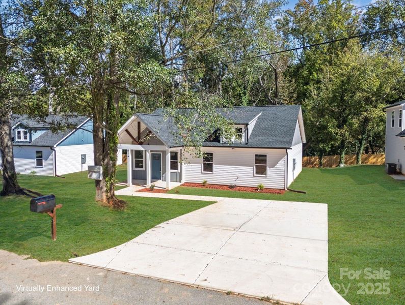 Front exterior of a new home in , Cherryville, NC, highlighting curb appeal (Image 2). Front exterior of a new home in , Cherryville, NC, highlighting curb appeal (Image 2).