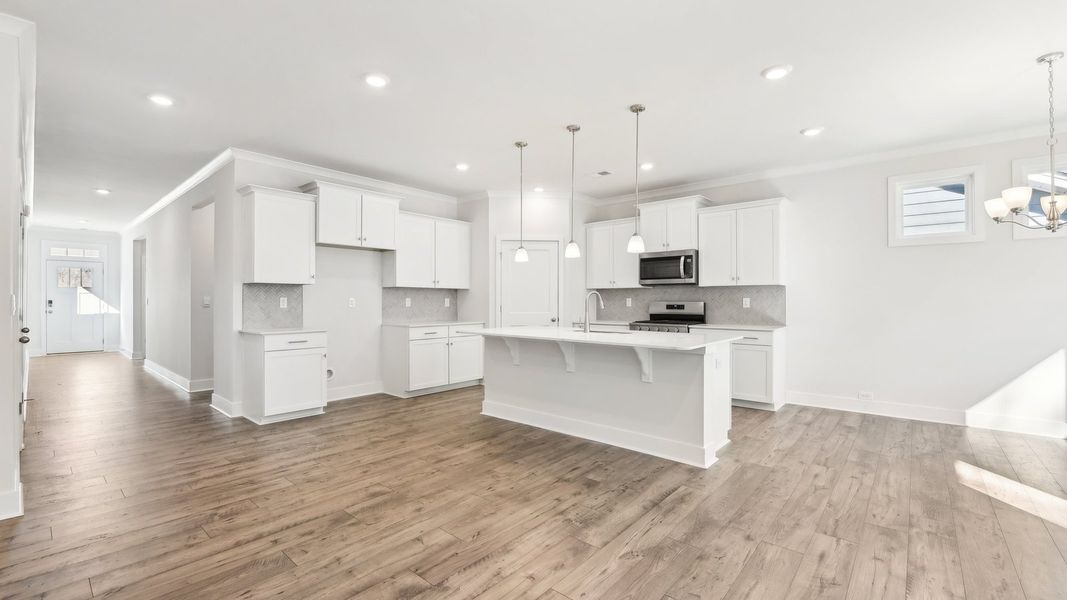 Furnished interior view inside a new home in Westport, York (Image 6).
