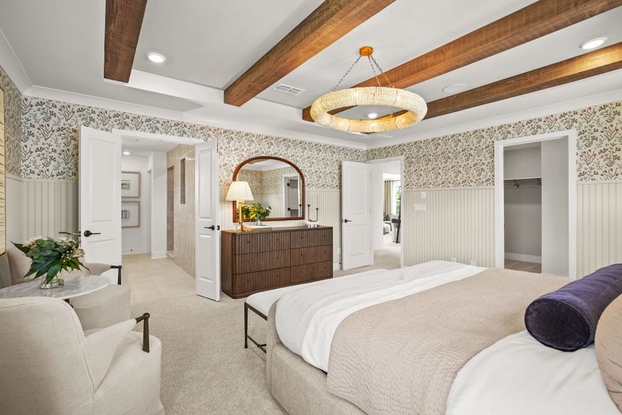 Representative furnished interior of a home built from the Montadale by Pulte Homes in The Retreat at Carolina Ridge, Harrisburg (Image 43).
